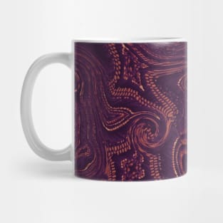 Orange Southwest Boho Marble Abstract Mug